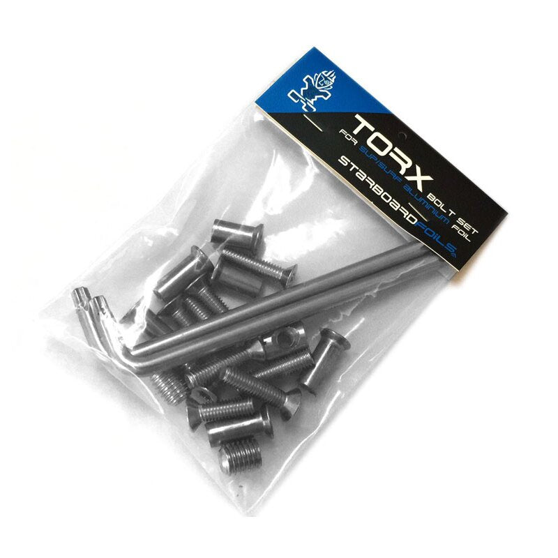 Stainless steel torx bolt set for aluminium foils